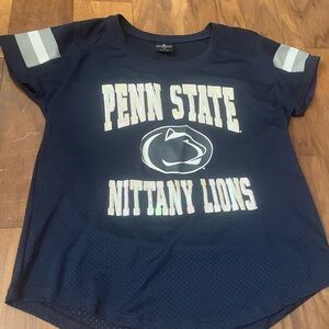 Colosseum Navy Blue Holographic Sequined Penn State Nittany Lions Women's Jersey